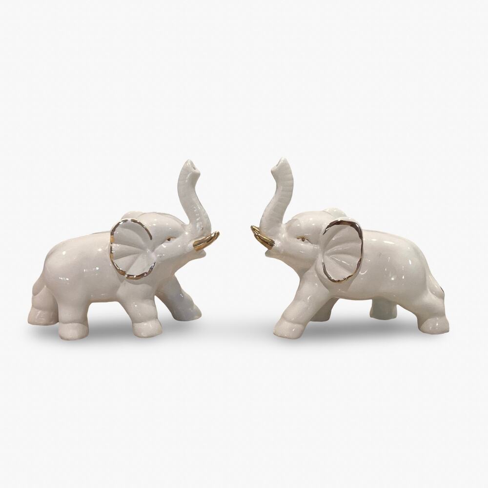 Pair of White Elephants